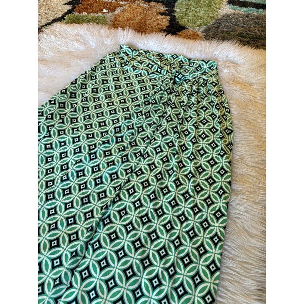 Boden Green Patterned Midi Skirt - Picture 5 of 11